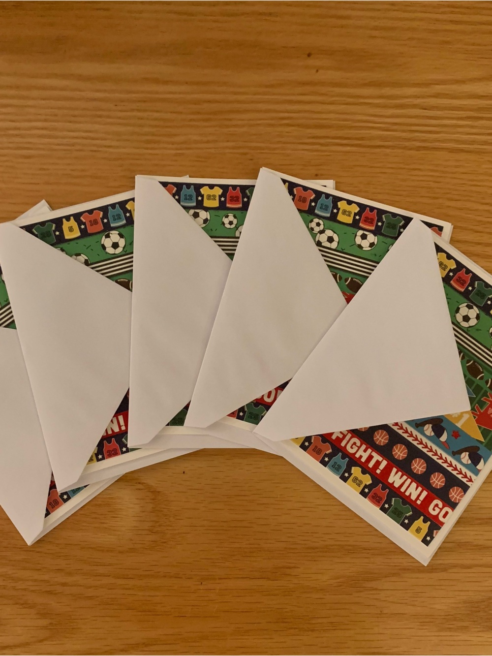 Stamped Sports Theme Notecards - Picture 7 of 7